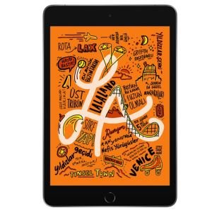 Ipad Mini-64GB WIFI SpaceGray-7.9''Retina-Bluetooth-10 SaateKadar PilÖmrü-305Gr