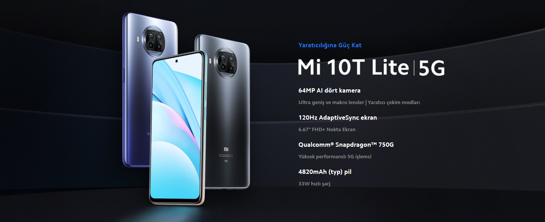 Xiaomi Mi 10T Lite 128 GB 6 GB Ram 5G Cep Telefonu