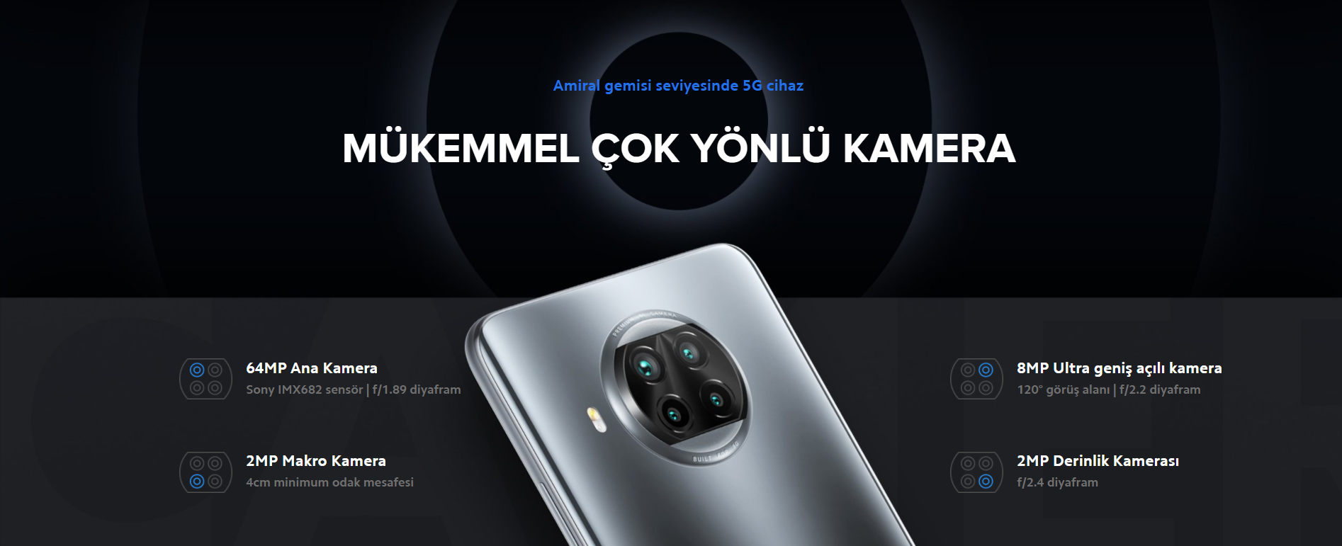 Xiaomi Mi 10T Lite 128 GB 6 GB Ram 5G Cep Telefonu