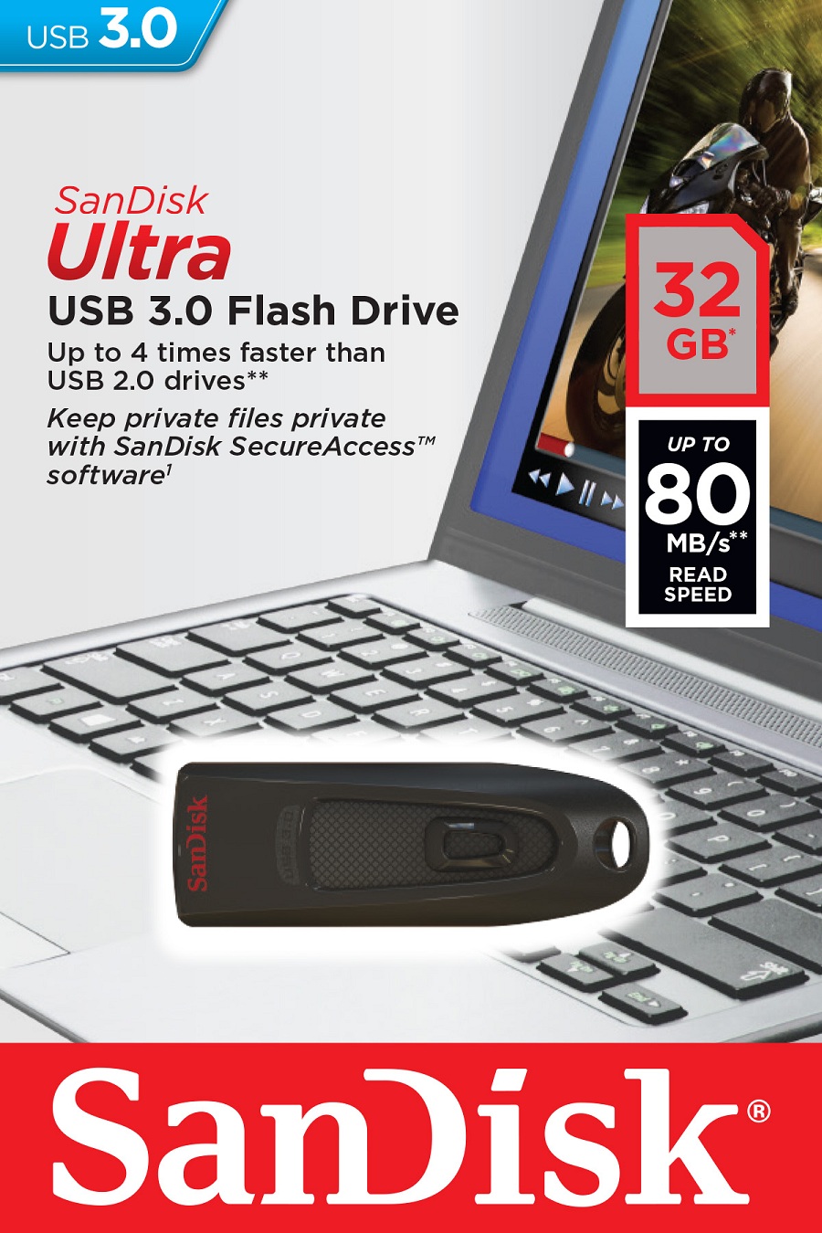 SanDisk Cruzer Edge 32 GB USB 2.0 Bellek SDCZ48-032G-B35 SanDisk Cruzer Edge 32 GB USB 2.0 Bellek SDCZ48-032G-B35